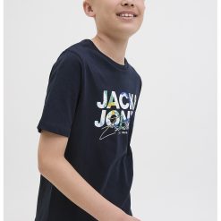 Tricou de bumbac cu imprimeu logo-BAIETI/IMBRACAMINTE/Tricouri si maiouri-IMBRACAMINTE/Tricouri si maiouri