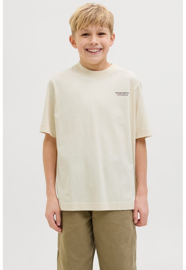 Tricou de bumbac cu imprimeu text-BAIETI/IMBRACAMINTE/Tricouri si maiouri-IMBRACAMINTE/Tricouri si maiouri