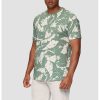 Tricou de bumbac cu imprimeu tropical-BARBATI/IMBRACAMINTE/Tricouri si maiouri-IMBRACAMINTE/Tricouri si maiouri