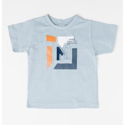 Tricou de bumbac cu model in relief-BAIETI/IMBRACAMINTE/Tricouri si maiouri-IMBRACAMINTE/Tricouri si maiouri