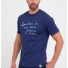 Tricou de bumbac cu text-BARBATI/IMBRACAMINTE/Tricouri si maiouri-IMBRACAMINTE/Tricouri si maiouri