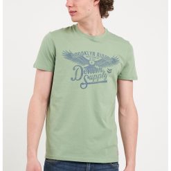 Tricou de bumbac grafic-BARBATI/IMBRACAMINTE/Tricouri si maiouri-IMBRACAMINTE/Tricouri si maiouri