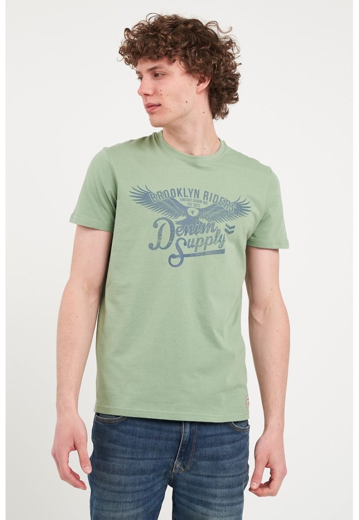 Tricou de bumbac grafic-BARBATI/IMBRACAMINTE/Tricouri si maiouri-IMBRACAMINTE/Tricouri si maiouri