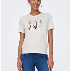 Tricou de bumbac organic cu imprimeu-FEMEI/IMBRACAMINTE/Tricouri si maiouri-IMBRACAMINTE/Tricouri si maiouri