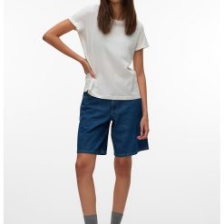 Tricou de bumbac organic cu imprimeu pe partea din spate-FEMEI/IMBRACAMINTE/Tricouri si maiouri-IMBRACAMINTE/Tricouri si maiouri