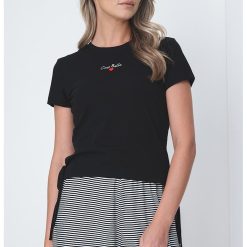 Tricou de bumbac organic cu prindere laterala-FEMEI/IMBRACAMINTE/Tricouri si maiouri-IMBRACAMINTE/Tricouri si maiouri