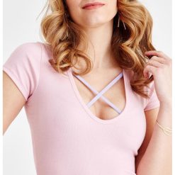 Tricou din amestec de bumbac-FEMEI/IMBRACAMINTE/Tricouri si maiouri-IMBRACAMINTE/Tricouri si maiouri