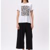Tricou din amestec de bumbac cu animal print-FEMEI/IMBRACAMINTE/Tricouri si maiouri-IMBRACAMINTE/Tricouri si maiouri