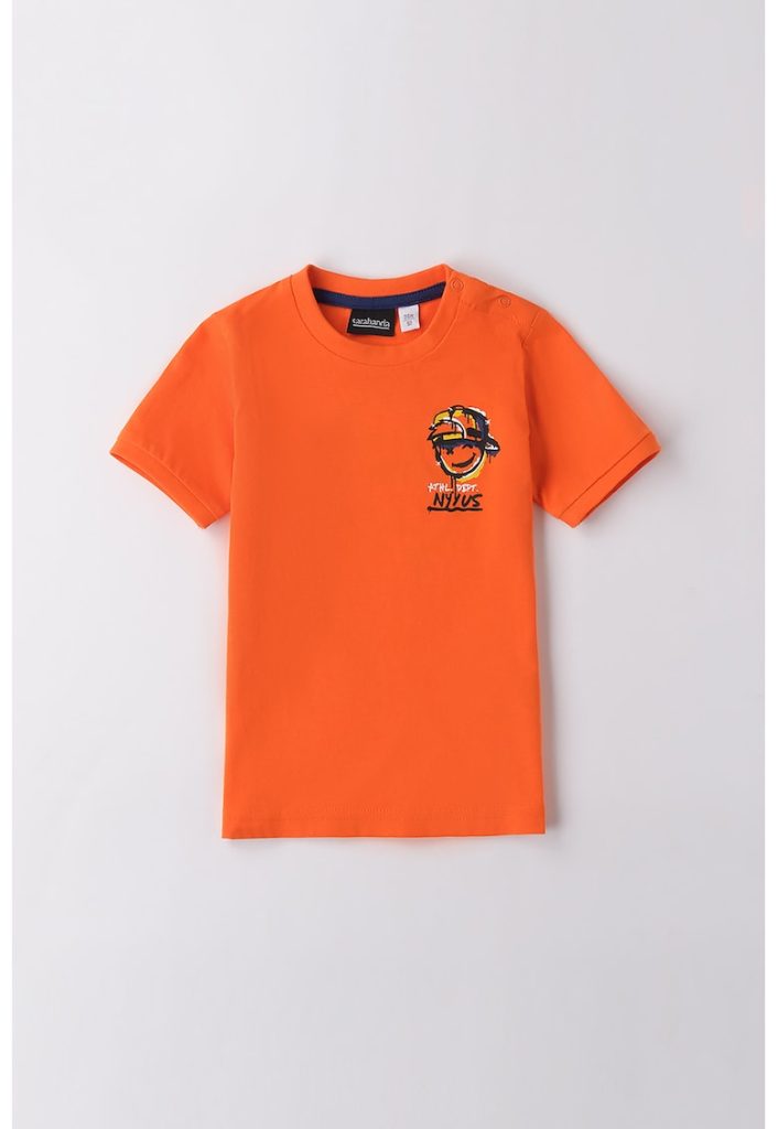 Tricou din bumbac cu design grafic-BAIETI/IMBRACAMINTE/Tricouri si maiouri-IMBRACAMINTE/Tricouri si maiouri