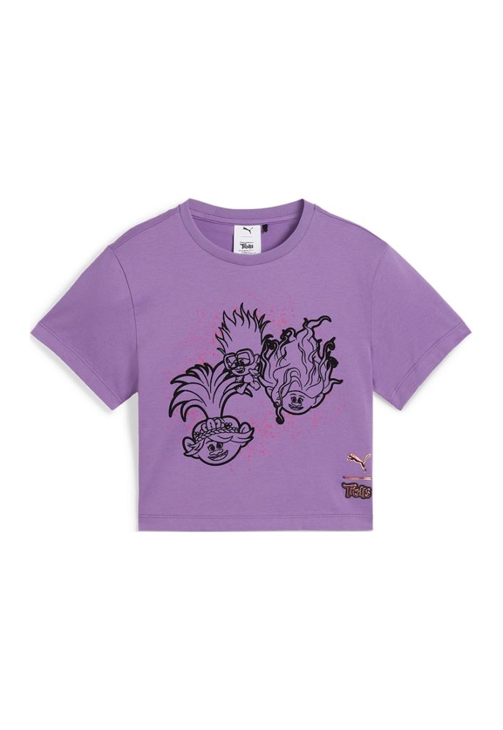 Tricou din bumbac cu imprimeu Trolls-FETE/IMBRACAMINTE/Tricouri si maiouri-IMBRACAMINTE/Tricouri si maiouri