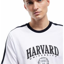 Tricou din bumbac cu imprimeu college-BARBATI/IMBRACAMINTE/Tricouri si maiouri-IMBRACAMINTE/Tricouri si maiouri