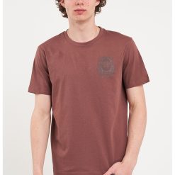 Tricou din bumbac cu imprimeu discret-BARBATI/IMBRACAMINTE/Tricouri si maiouri-IMBRACAMINTE/Tricouri si maiouri