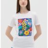 Tricou din bumbac cu imprimeu floral-FEMEI/IMBRACAMINTE/Tricouri si maiouri-IMBRACAMINTE/Tricouri si maiouri