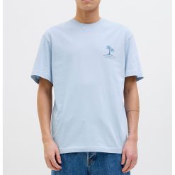 Tricou din bumbac cu imprimeu pe partea din spate-BARBATI/IMBRACAMINTE/Tricouri si maiouri-IMBRACAMINTE/Tricouri si maiouri