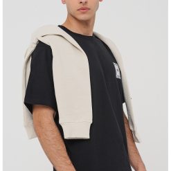 Tricou din bumbac cu imprimeu text-BARBATI/IMBRACAMINTE/Tricouri si maiouri-IMBRACAMINTE/Tricouri si maiouri