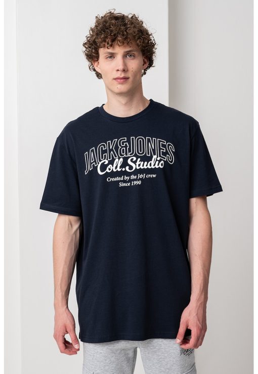 Tricou din bumbac cu logo-BARBATI/IMBRACAMINTE/Tricouri si maiouri-IMBRACAMINTE/Tricouri si maiouri