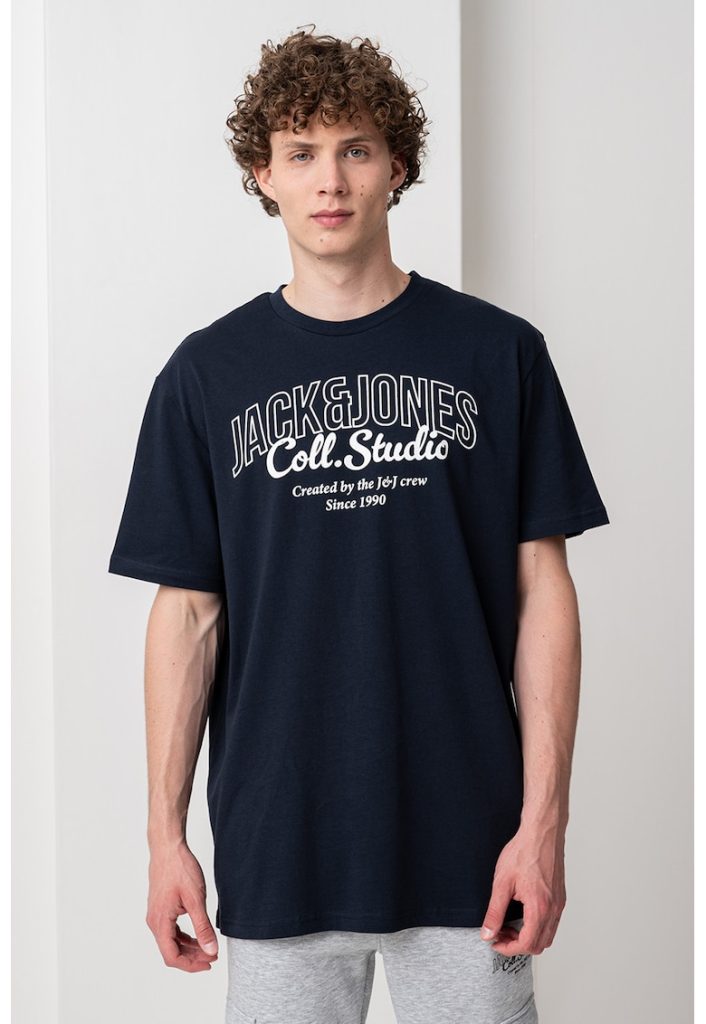Tricou din bumbac cu logo-BARBATI/IMBRACAMINTE/Tricouri si maiouri-IMBRACAMINTE/Tricouri si maiouri