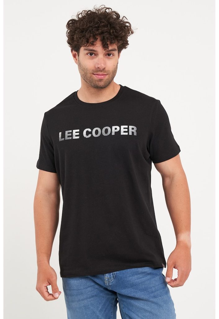 Tricou din bumbac cu logo-BARBATI/IMBRACAMINTE/Tricouri si maiouri-IMBRACAMINTE/Tricouri si maiouri