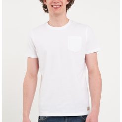 Tricou elastic cu buzunar pe piept-BARBATI/IMBRACAMINTE/Tricouri si maiouri-IMBRACAMINTE/Tricouri si maiouri