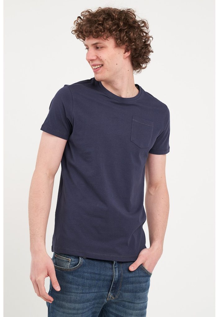 Tricou elastic cu buzunar pe piept-BARBATI/IMBRACAMINTE/Tricouri si maiouri-IMBRACAMINTE/Tricouri si maiouri