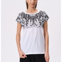 Tricou lejer cu imprimeu grafic-FEMEI/IMBRACAMINTE/Tricouri si maiouri-IMBRACAMINTE/Tricouri si maiouri