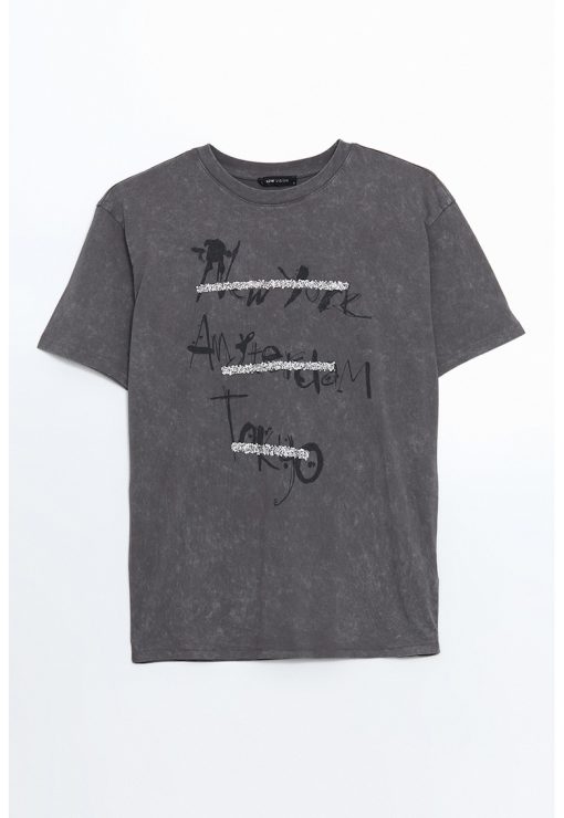 Tricou lejer din bumbac-FEMEI/IMBRACAMINTE/Tricouri si maiouri-IMBRACAMINTE/Tricouri si maiouri