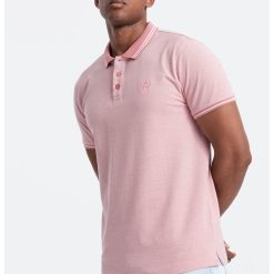 Tricou polo cu garnituri contrastante-BARBATI/IMBRACAMINTE/Tricouri si maiouri-IMBRACAMINTE/Tricouri si maiouri