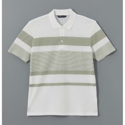 Tricou polo cu model in dungi-BARBATI/IMBRACAMINTE/Tricouri si maiouri-IMBRACAMINTE/Tricouri si maiouri