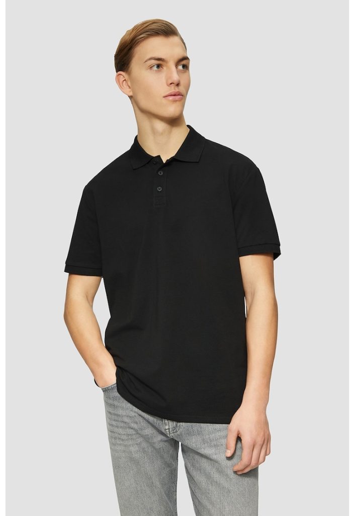 Tricou polo cu model uni-BARBATI/IMBRACAMINTE/Tricouri si maiouri-IMBRACAMINTE/Tricouri si maiouri