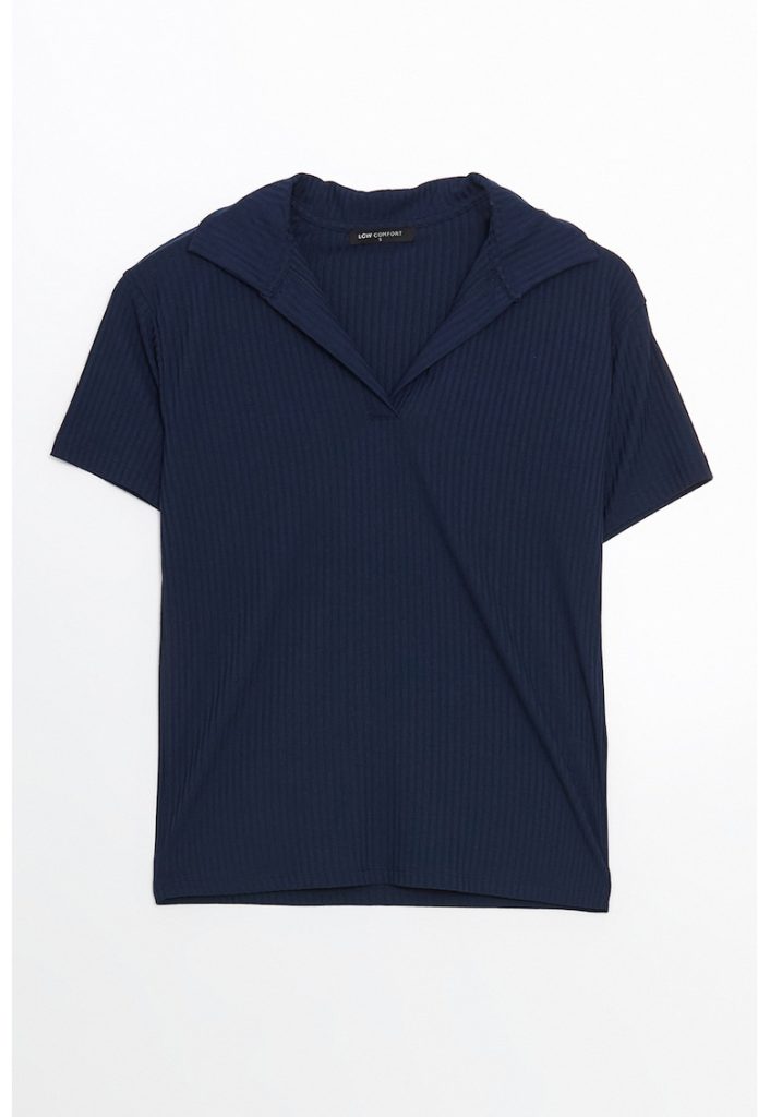 Tricou polo cu striatii-FEMEI/IMBRACAMINTE/Tricouri si maiouri-IMBRACAMINTE/Tricouri si maiouri
