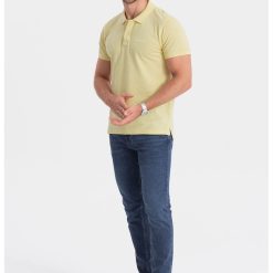 Tricou polo de bumbac-BARBATI/IMBRACAMINTE/Tricouri si maiouri-IMBRACAMINTE/Tricouri si maiouri