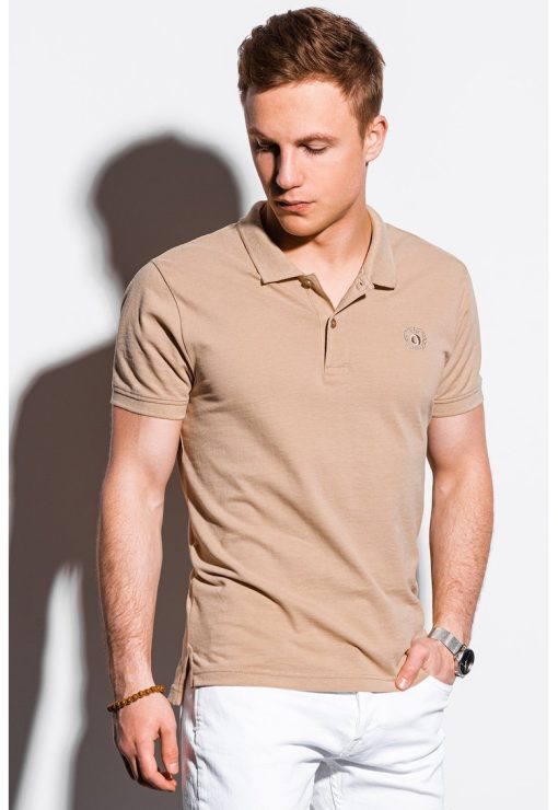 Tricou polo din bumbac cu model pique-BARBATI/IMBRACAMINTE/Tricouri si maiouri-IMBRACAMINTE/Tricouri si maiouri