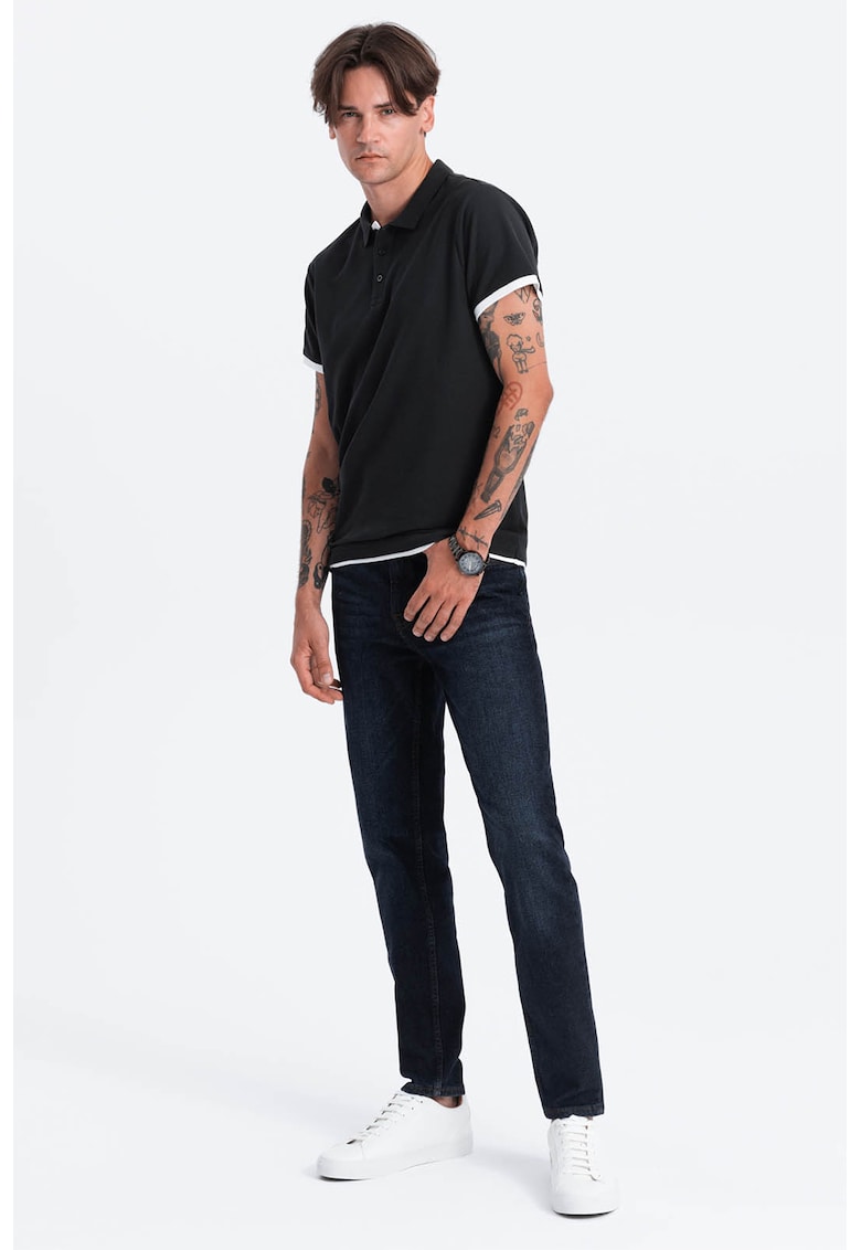 Tricou polo din bumbac pique-BARBATI/IMBRACAMINTE/Tricouri si maiouri-IMBRACAMINTE/Tricouri si maiouri