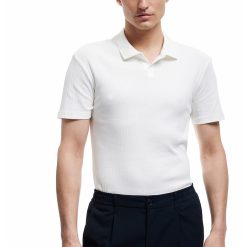 Tricou polo slim-fit din bumbac-BARBATI/IMBRACAMINTE/Tricouri si maiouri-IMBRACAMINTE/Tricouri si maiouri