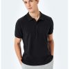 Tricou polo slim-fit din bumbac-BARBATI/IMBRACAMINTE/Tricouri si maiouri-IMBRACAMINTE/Tricouri si maiouri