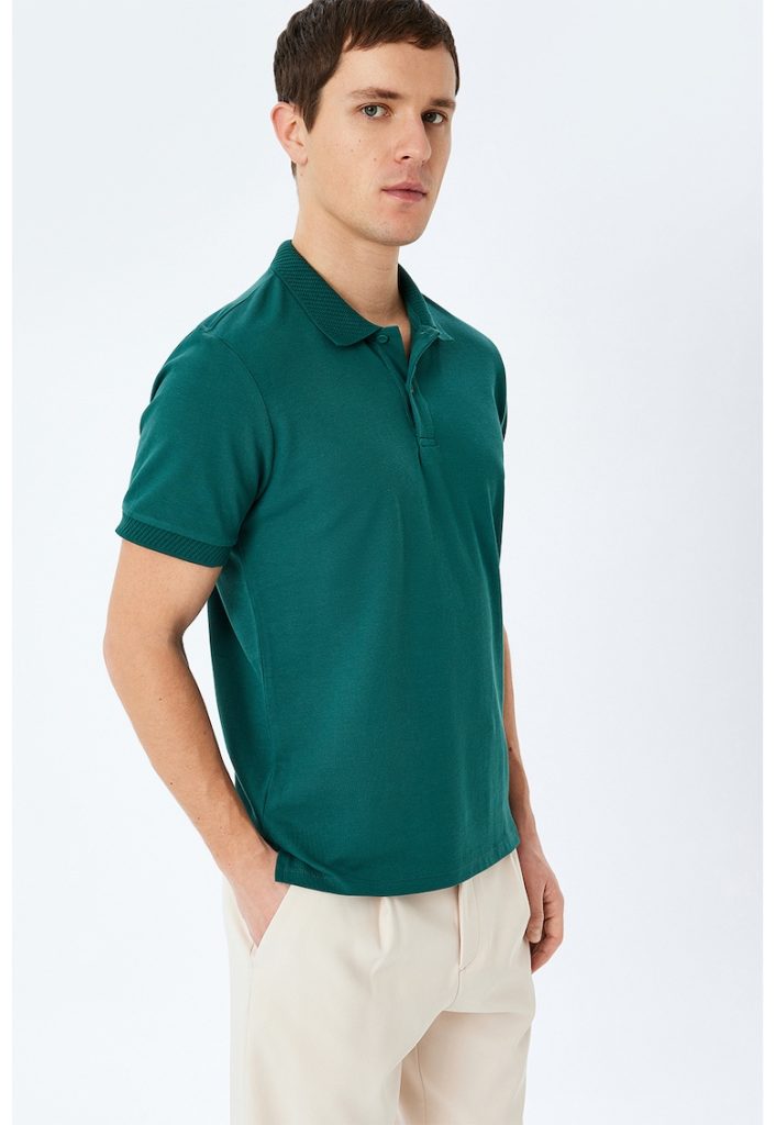 Tricou polo slim-fit din bumbac-BARBATI/IMBRACAMINTE/Tricouri si maiouri-IMBRACAMINTE/Tricouri si maiouri