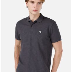 Tricou polo texturat-BARBATI/IMBRACAMINTE/Tricouri si maiouri-IMBRACAMINTE/Tricouri si maiouri