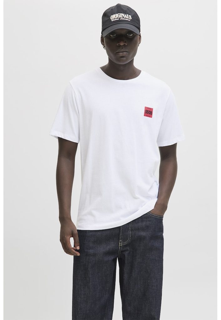 Tricou regular-fit cu decolteu la baza gatului-BARBATI/IMBRACAMINTE/Tricouri si maiouri-IMBRACAMINTE/Tricouri si maiouri
