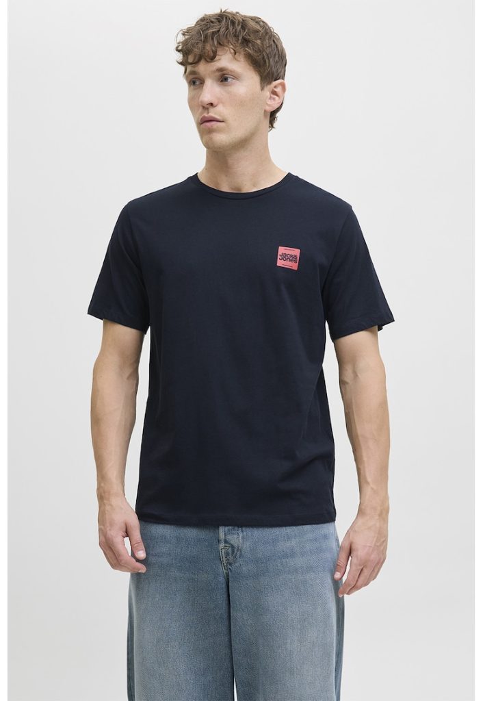 Tricou regular-fit cu decolteu la baza gatului-BARBATI/IMBRACAMINTE/Tricouri si maiouri-IMBRACAMINTE/Tricouri si maiouri