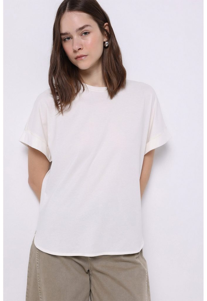 Tricou regular-fit din bumbac-FEMEI/IMBRACAMINTE/Tricouri si maiouri-IMBRACAMINTE/Tricouri si maiouri