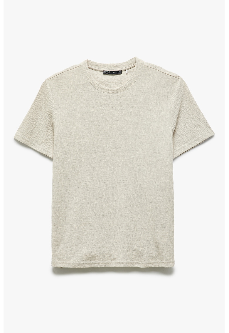 Tricou regular fit texturat-BARBATI/IMBRACAMINTE/Tricouri si maiouri-IMBRACAMINTE/Tricouri si maiouri