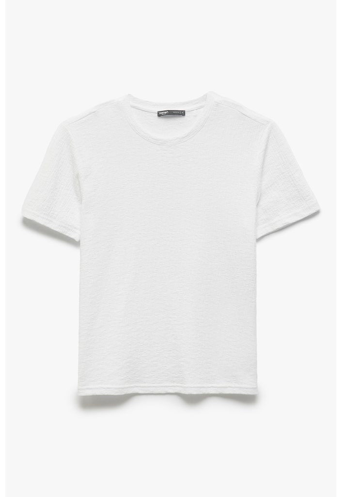 Tricou regular fit texturat-BARBATI/IMBRACAMINTE/Tricouri si maiouri-IMBRACAMINTE/Tricouri si maiouri