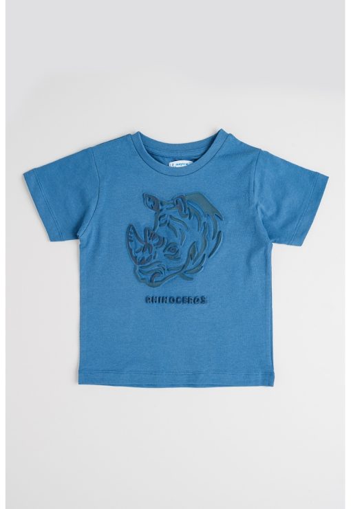 Tricou regulat fit cu decolteu la baza gatului-BAIETI/IMBRACAMINTE/Tricouri si maiouri-IMBRACAMINTE/Tricouri si maiouri