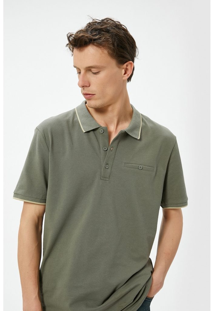Tricou slim fit polo de bumbac-BARBATI/IMBRACAMINTE/Tricouri si maiouri-IMBRACAMINTE/Tricouri si maiouri