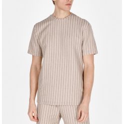 Tricou tricotat fin cu model in dungi-BARBATI/IMBRACAMINTE/Tricouri si maiouri-IMBRACAMINTE/Tricouri si maiouri