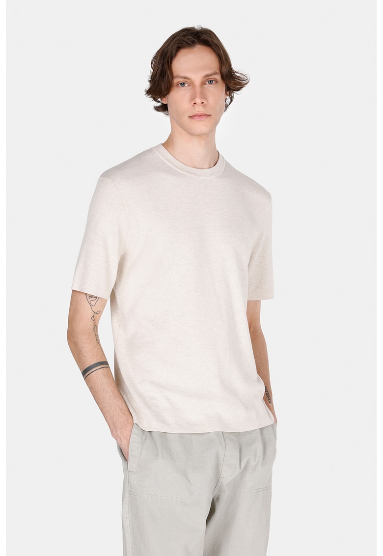 Tricou tricotat fin-BARBATI/IMBRACAMINTE/Tricouri si maiouri-IMBRACAMINTE/Tricouri si maiouri
