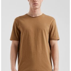 Tricou uni cu decolteu la baza gatului-BARBATI/IMBRACAMINTE/Tricouri si maiouri-IMBRACAMINTE/Tricouri si maiouri