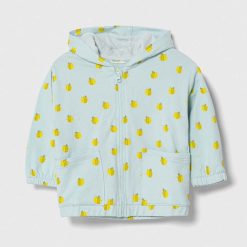 United Colors of Benetton bluza bebe cu glugă