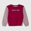 United Colors of Benetton bluza copii culoarea violet