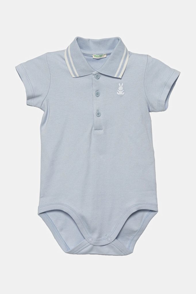 United Colors of Benetton body din bumbac pentru bebeluși 3CDIAB00M-Îmbrăcăminte